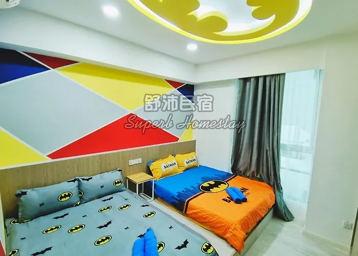 Superb Justice League Theme 舒沛正义联盟主题 Sutera Avenue 2 Bedroom